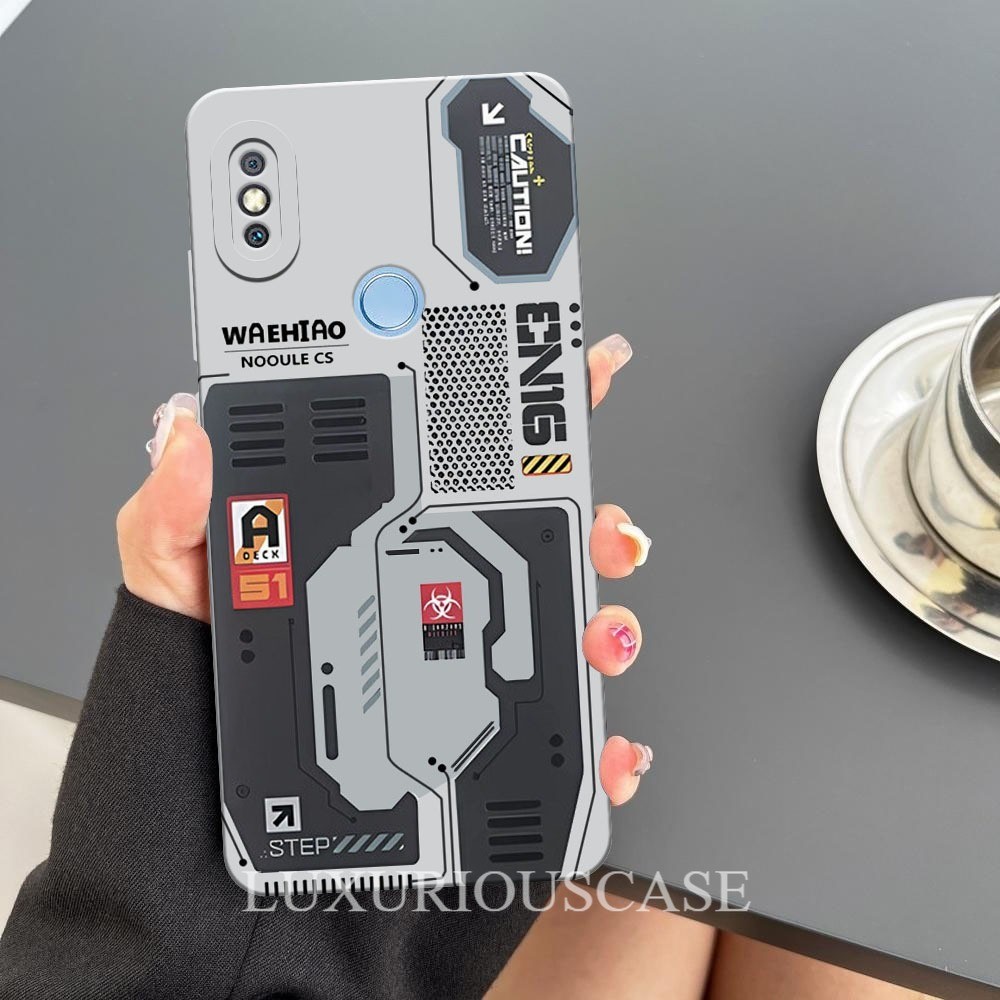 [01] Case Untuk Xiaomi Redmi S2 - Motif Mesin CPU Cyberpunk - Softcase Pro Camera, Casing HP, Pelind