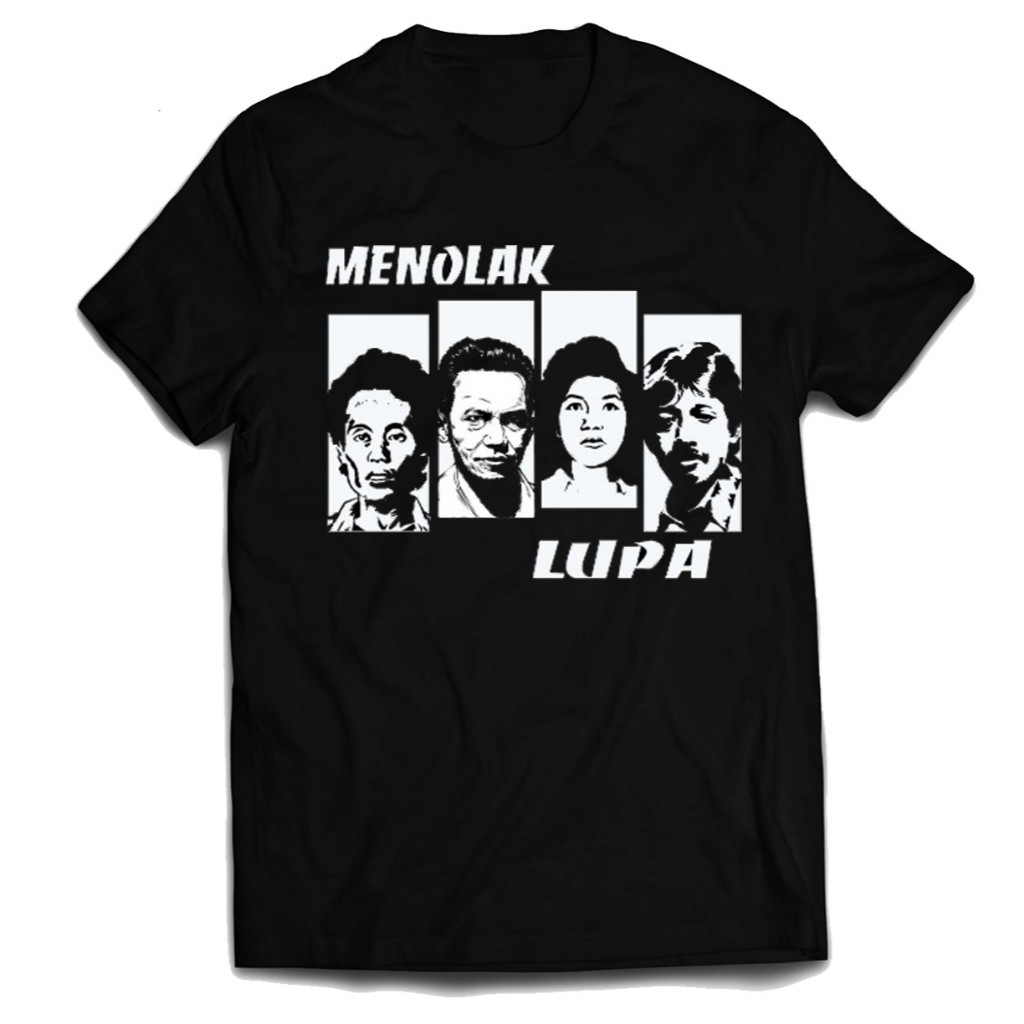 BAJU KAOS Wiji Thukul Munir Marsinah /MENOLAK LUPA/KAOS AKTIVIS INDO/KAOS PRIA/WANITA