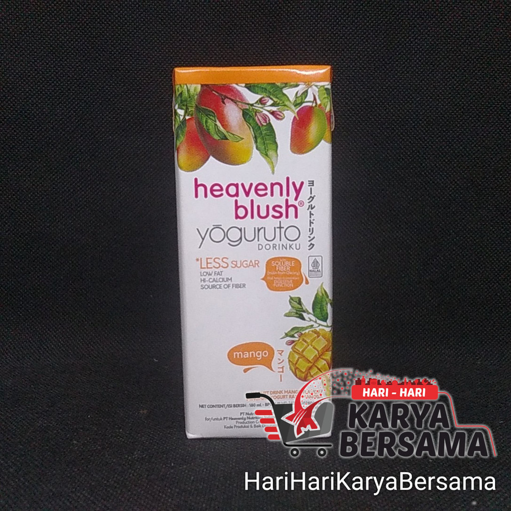 

MINUMAN HEAVENLY YOGURUTO LESS SUGAR DRINK MANGO 180ML