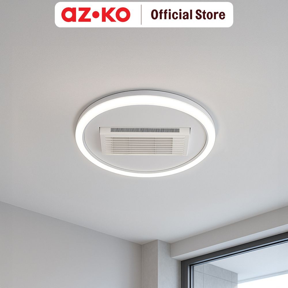 AZKO Eglare Vento Lampu Langit-Langit Led 3Cct Round - Putih Lampu Plafon Ceiling Light Lampu Tempel