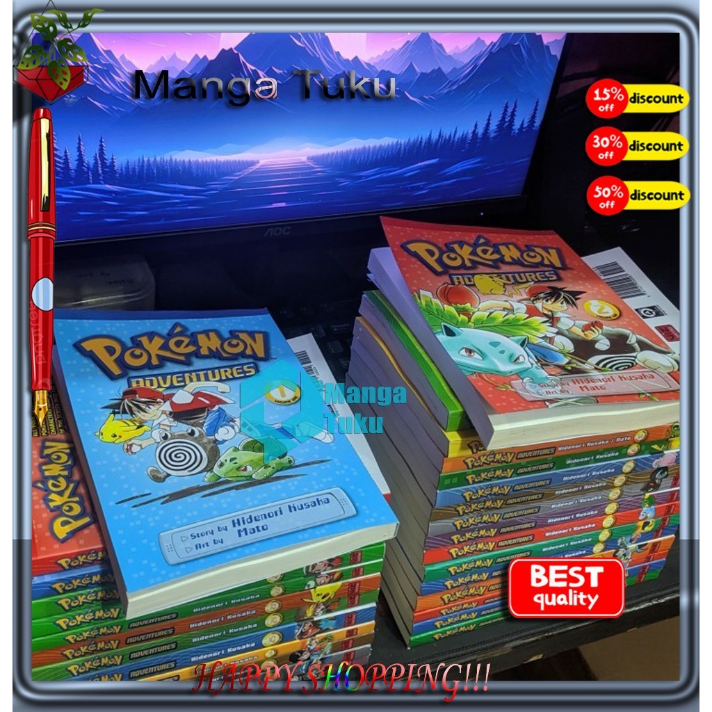 Komik Pokemon Adventures ( Vol 1 - 29 ) - english - Manga Tuku