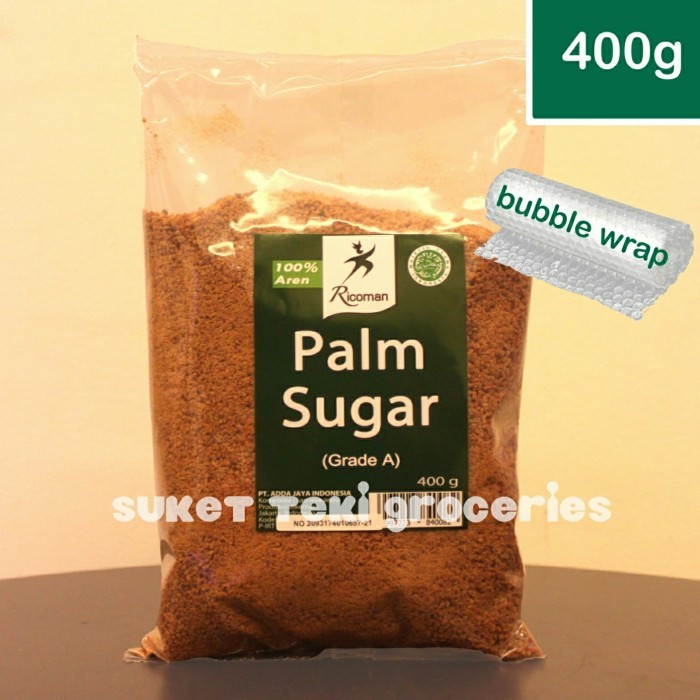 

Palm Sugar Ricoman 400gr Gula Palem Aren Spesial READY