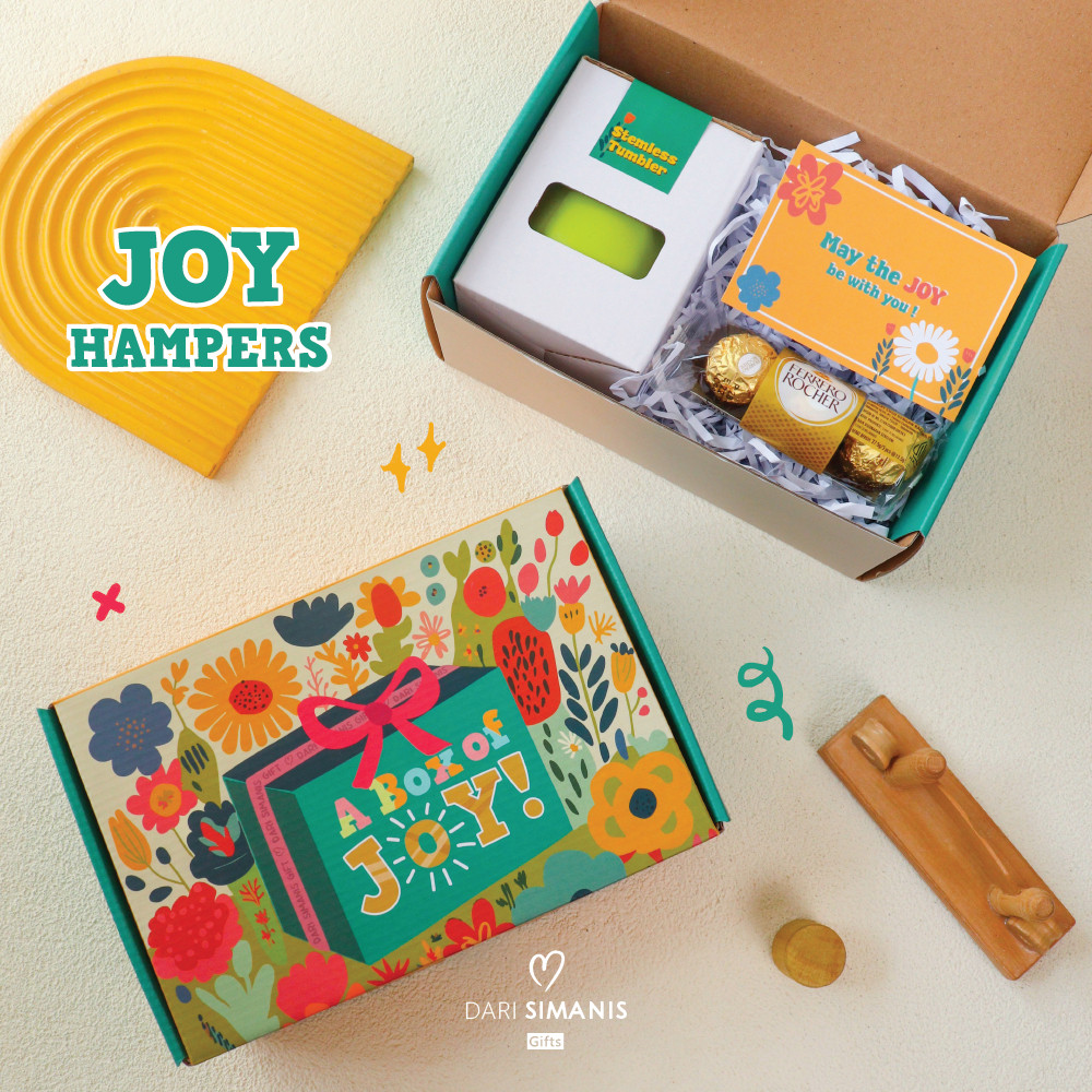 

Joy Hampers - Souvenir Kado Ulang Tahun hadiah anniv gift box hampers graduation gift