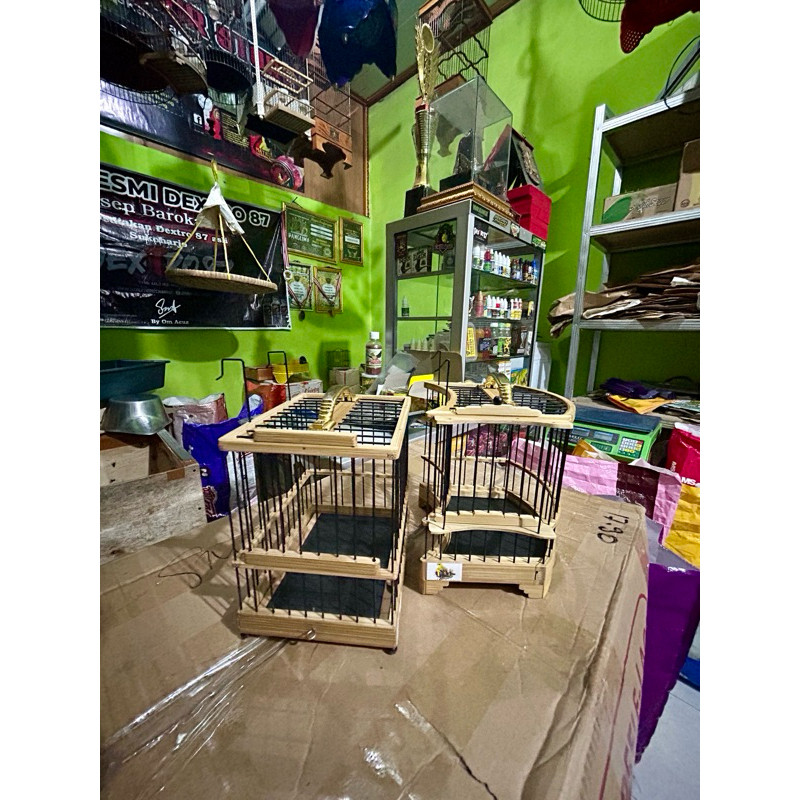 sangkar untulan pleci sangkar untul bahan bambu sangkar murah untulan pleci - Harga Grosir