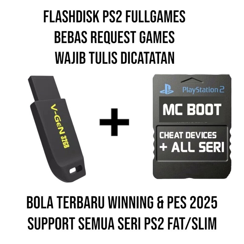 FLASHDISK PS2 FULLGAMES