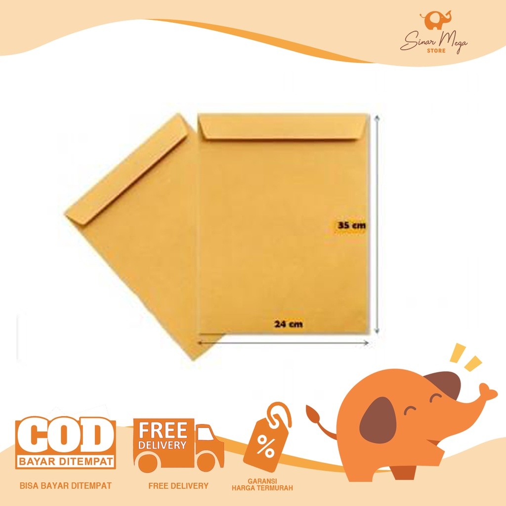 

Fox Amplop Samson Coklat Fox D (Pak) Isi 100 buah Murah Berkualitas