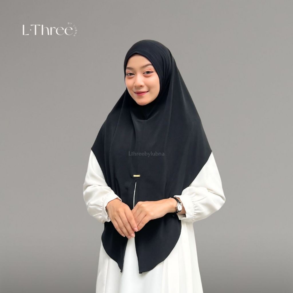 KALIIDRI Hijab Instan UKURAN STANDAR Bahan Jersey Premium Model Simple dan Elegant L THree By Lubna