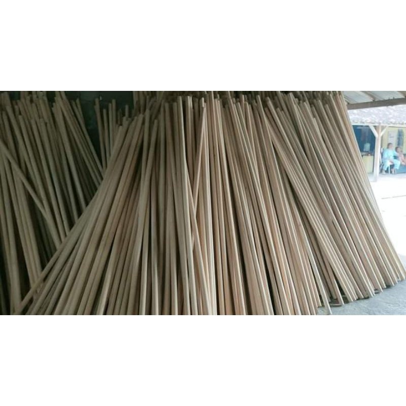 stik kayu 1 meter diameter 2.2 polos 100% REALPICT