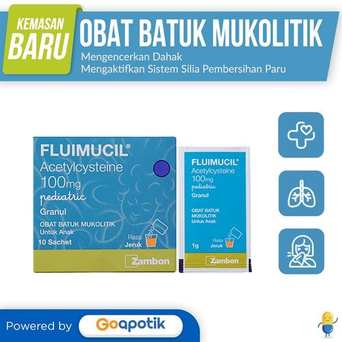 Fluimucil 100 Mg Serbuk Sachet