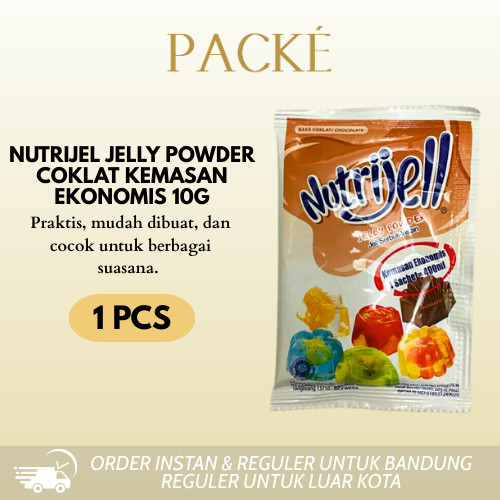 

Nutrijel Ekonomis 12g/20g - 1 PCS / Rasa Coklat / Dark Choco / Nutrijell eko
