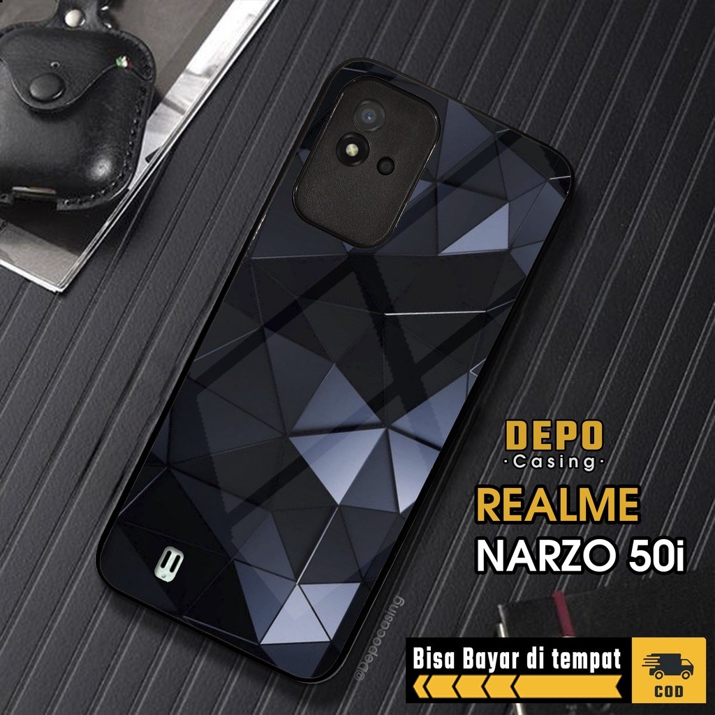 Case Realme Narzo 50i Casing Realme Narzo 50i Depo Casing [ABST] Case Glossy Case Aesthetic Custom C