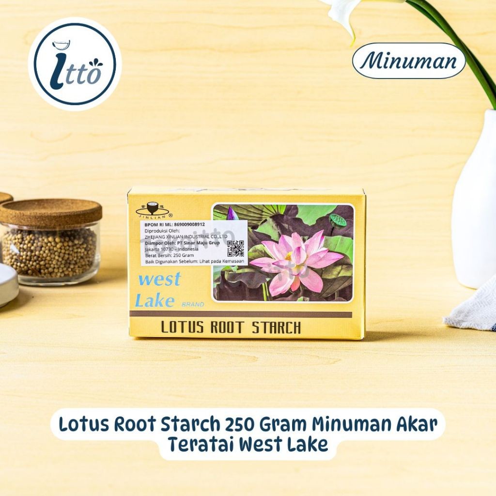 

Lotus Root Starch 250 Gram Minuman Akar Teratai West Lake