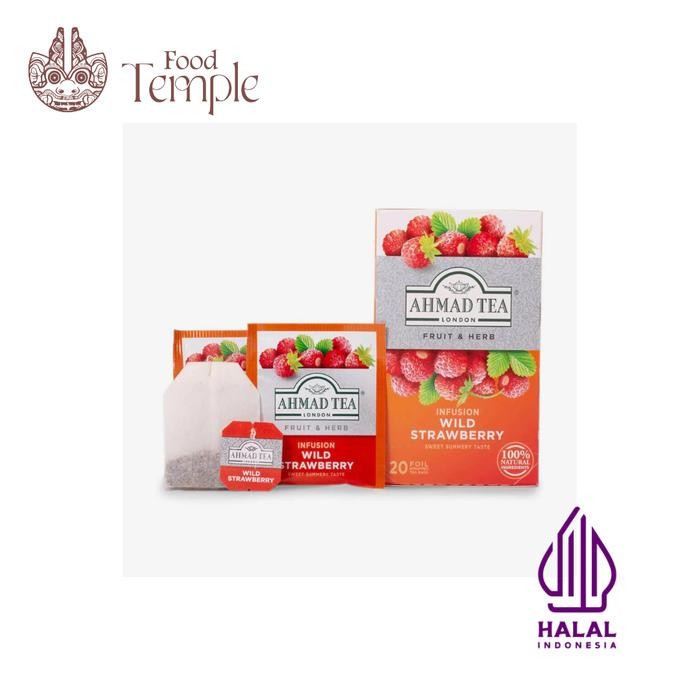 

Tea / Teh Ahmad Tea Wild Strawberry Infusion - Caffeine Free Tea