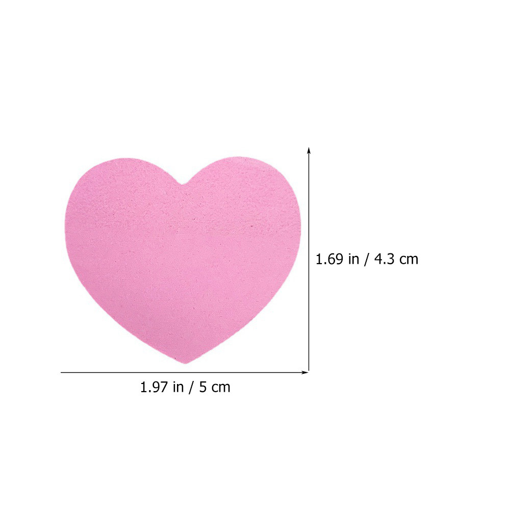 

10 Books Compact Memo Pads Heart shaped Note Stickers Multi function Office School Supplies Household Tearable Paper