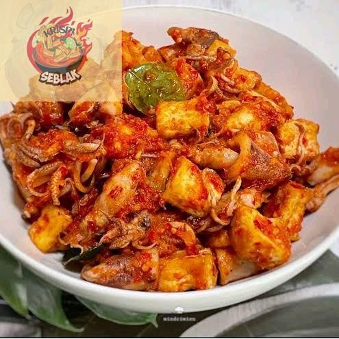 

Sambal Cumi 200gram Pedas gurih Seblak