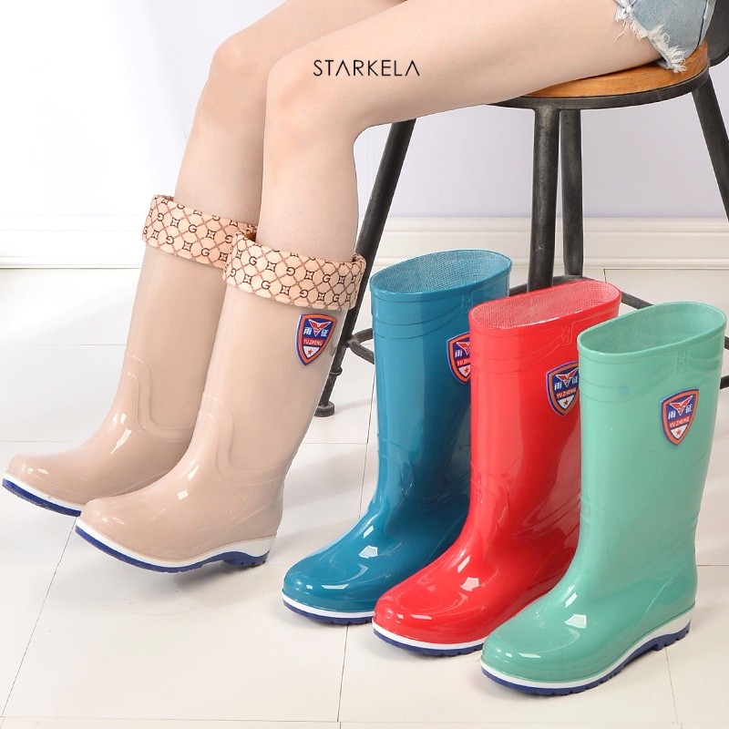 TERLARISPremium Sepatu Boots Situs Konstruksi Luar Ruangan Tinggi Restoran Dapur Asuransi Tenaga Ker