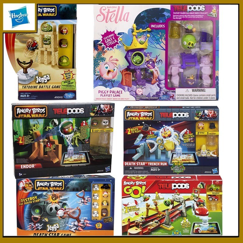 Hasbro Original Star Wars Anime Figure Angry Birds Catapult Board Game DESTROYER Action Figure Toys 