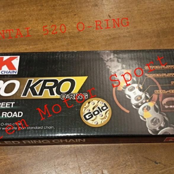 READY Rantai Rk 520 130 O ring ninja 250 all new zx25r er6n zx6 not wr3 sss