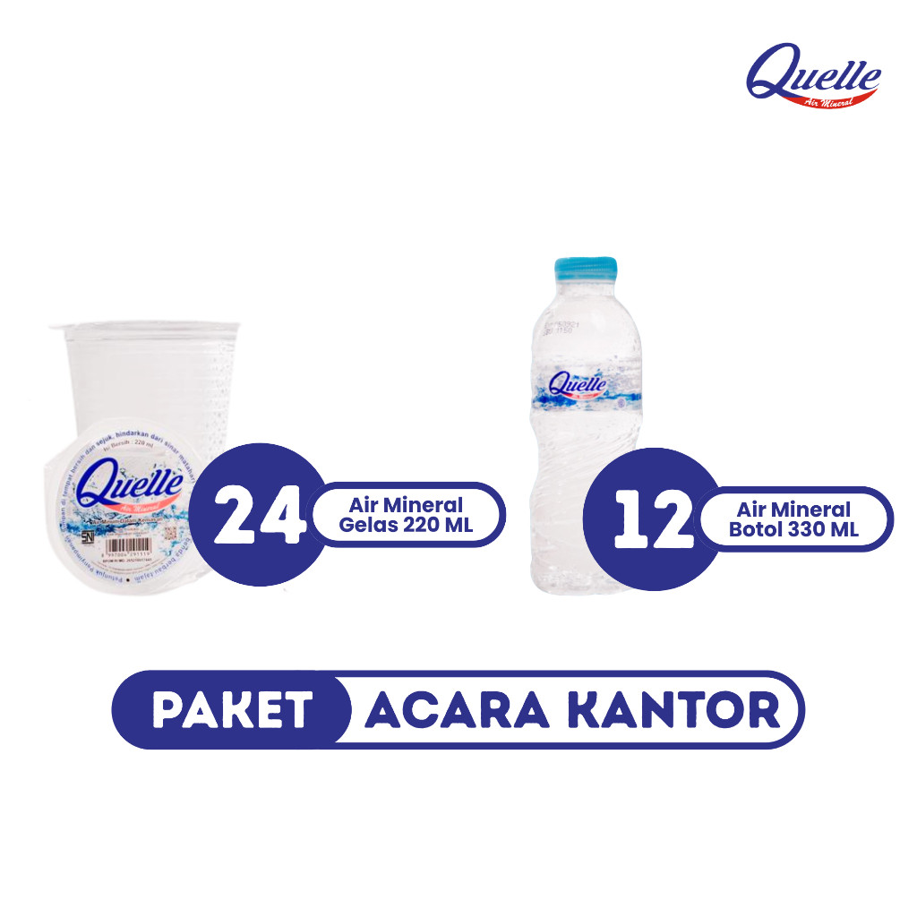 

Quelle Paket “Acara Kantor” – 24×Gelas + 12×330 ML