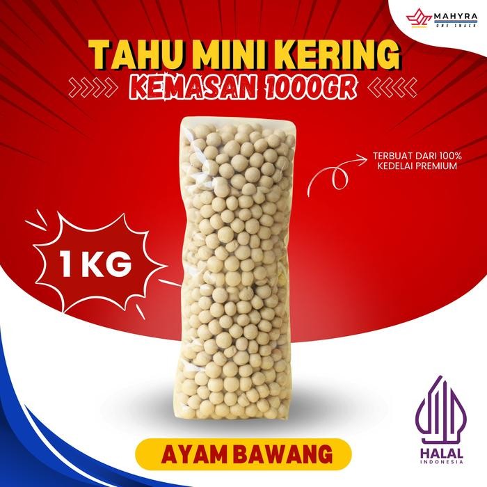 

Tahu Mini Kering Ayam Bawang 1000gr (1kg) Food Kacang Goreng - ayam bawang