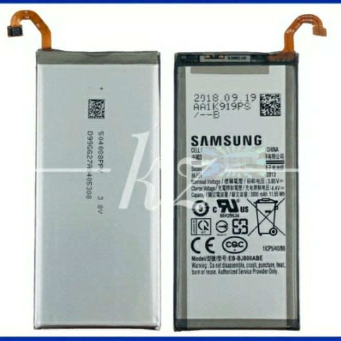 baterai batre samsung a6 2018 j6 2016 j8 2018 . 100%