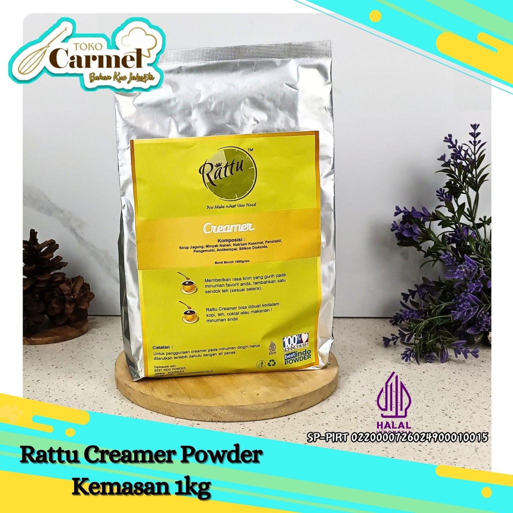 

Rattu Creamer Topping Powder Kemasan 1kg