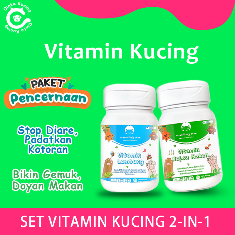 Vitamin Kucing combo vitamin kucing vitamin imun kucing vitamin anjing diare kucing imun kucing