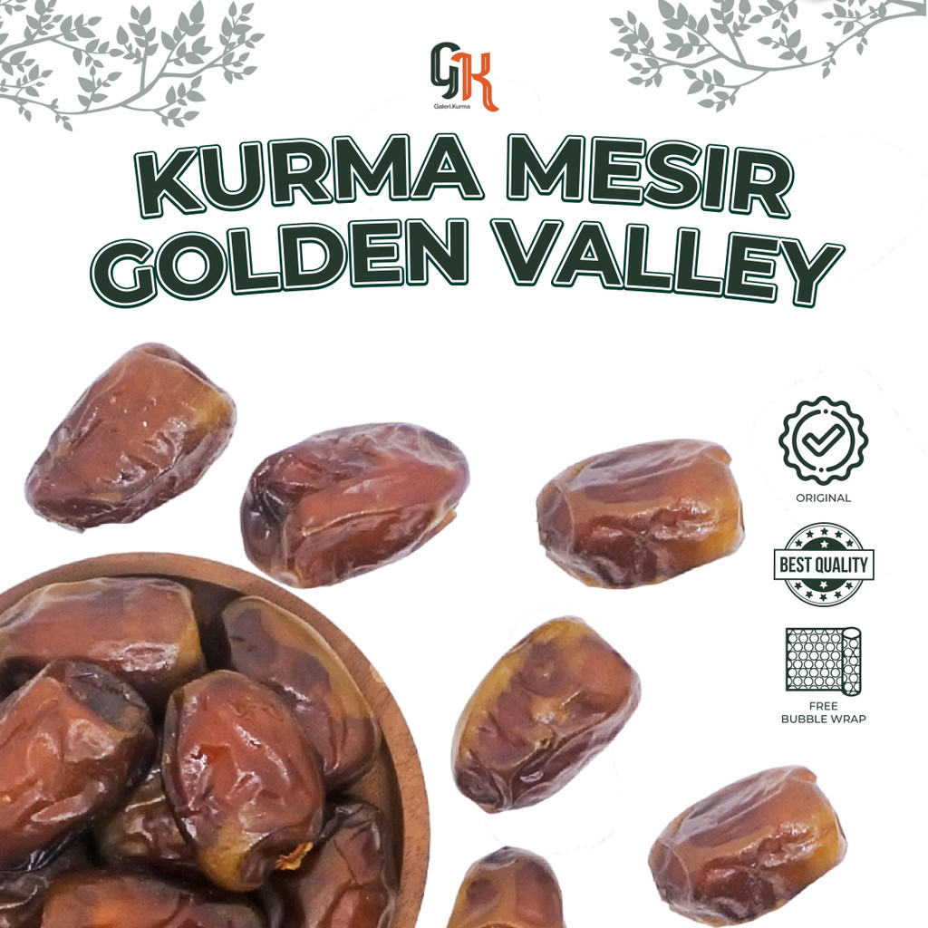 

Kurma Golden Valley / Kurma Madu Mesir / Kurma Mesir Golden Valley Basah