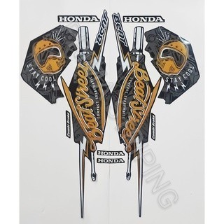 STRIPING STIKER MOTOR BEAT STREET 2018 HITAM