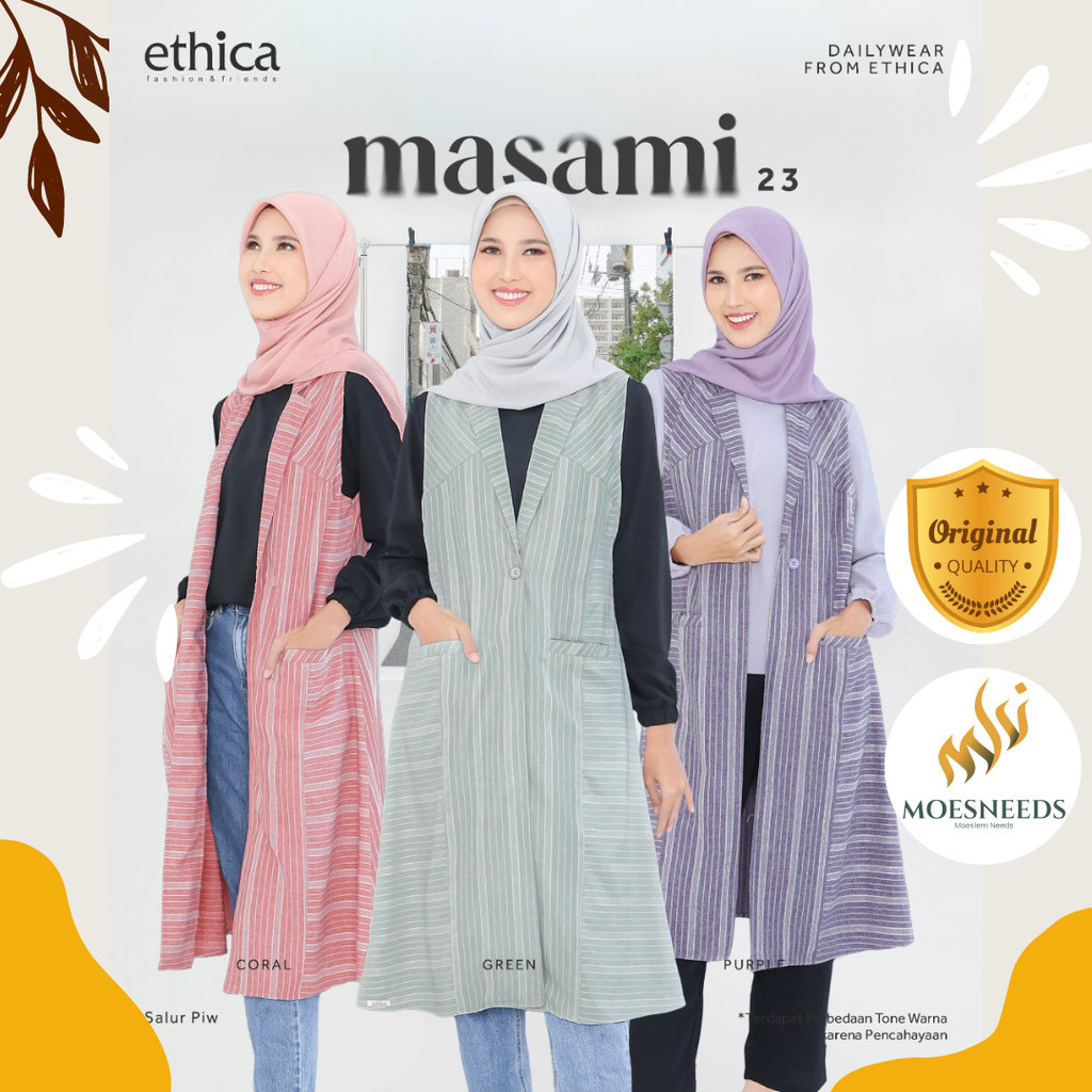 ETHICA Outer Wanita Sleeveless Masami 23