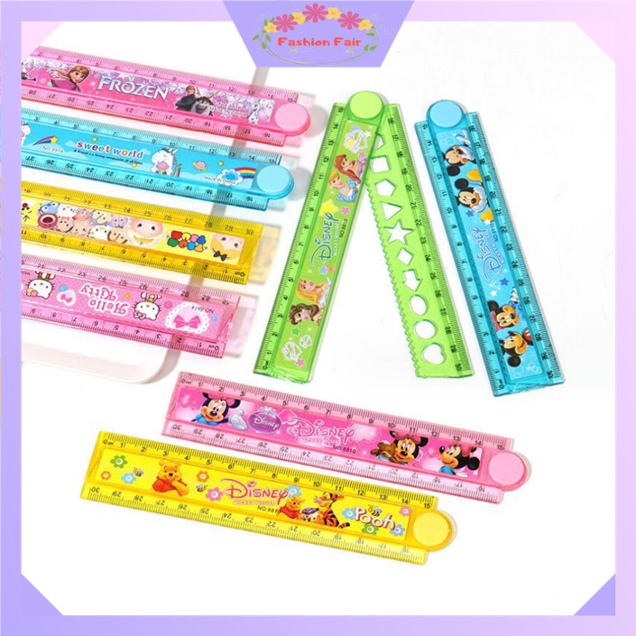 

FASHION FAIR S6136 Penggaris Lipat 30 CM / Ruler Fancy Karakter Lucu / Penggaris Lipat Plastik Anak / Mistar Lipat 30 CM Motif Karakter