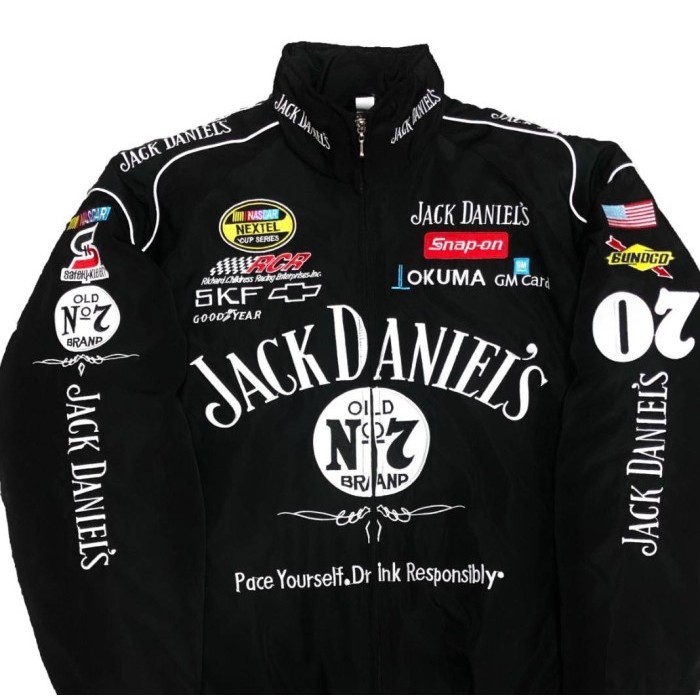 PROMO JACK DANIELS RACING NASCAR JACKET - S TERMURAH