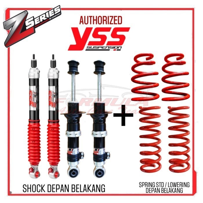 Paket Shockbreaker + Per YSS Z-Series V1+ For Toyota Innova Reborn Original YSS
