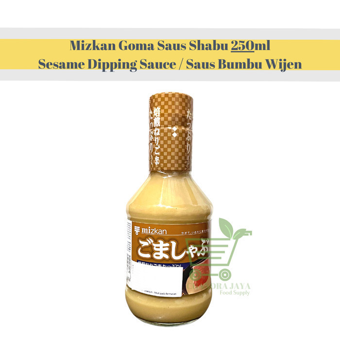 

Mizkan Goma Saus Shabu 250ml - Sesame Dipping Sauce / Saus Bumbu Wijen