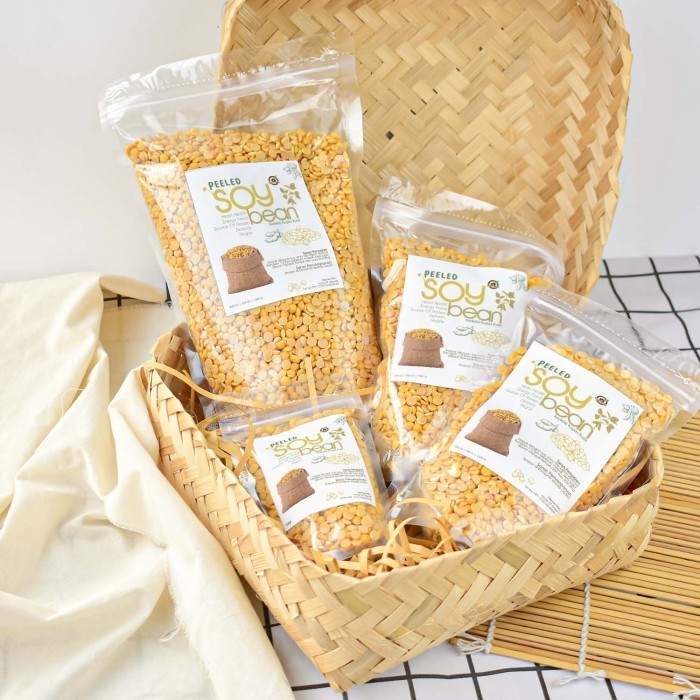 

House Of Organix Peeled Soy Bean / Kedelai Kupas Kulit 1 Kg
