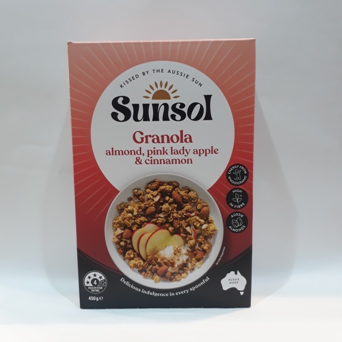 

Sunsol Granola Almond, Pink Lady Apple & Cinnamon 500gr