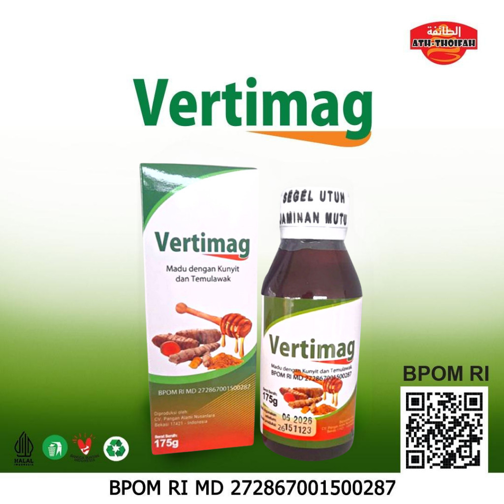 

VERTIMAG 175 GR Ath-Thoifah Obat Gerd Maag Kronis / Asam Lambung / Kembung