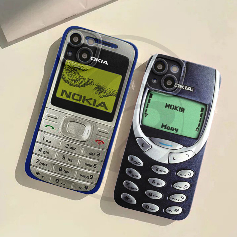 Kreativitas Nokia Silikon Case Hp OPPO A60 A79 5G A3s A16 A18 A38 A76 A36 A96 A72 A58 A57 A78 A98 A9