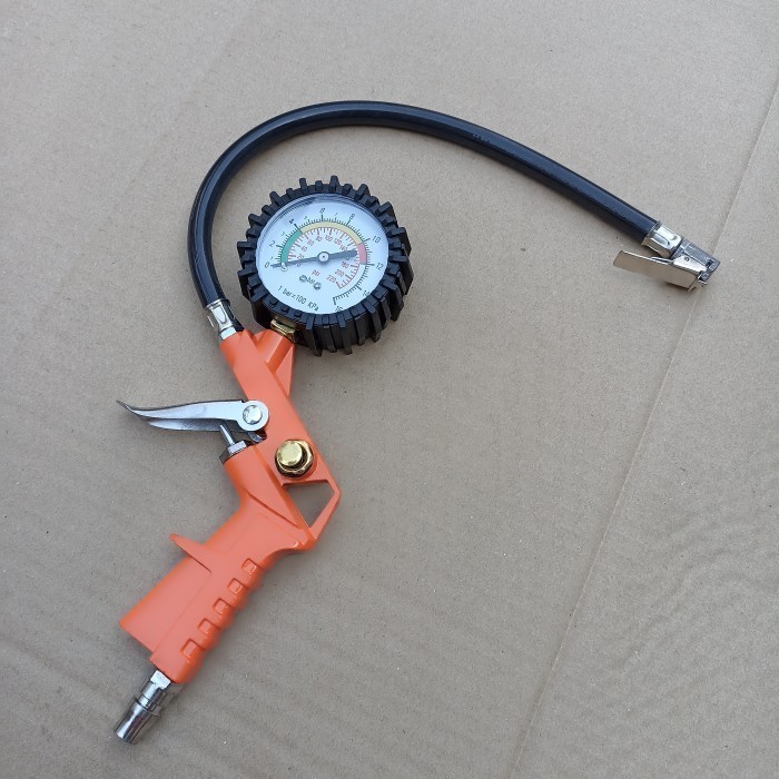 tire inflation gun meter kompresor alat pengisi pengukur tekanan angin ban