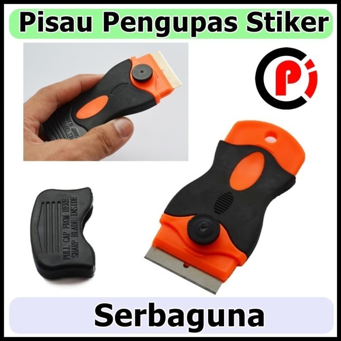 

Pisau Pengupas Stiker Serbaguna Scraper Knife for Car Sticker QD 0485