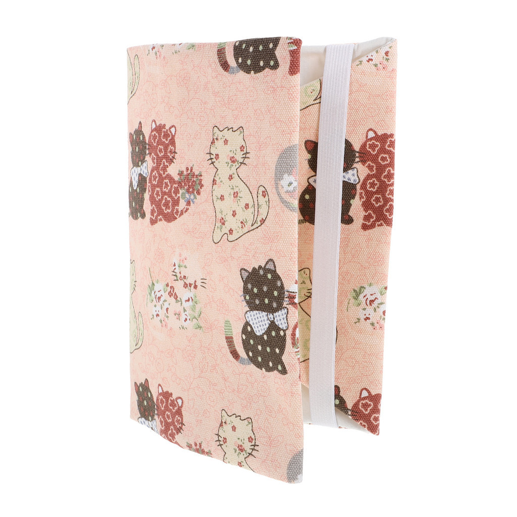 

Book Sleeve Protector A5 Book Covers Hardcover Soft Cloth Book Protector Flower Pattern Adjustable Decorate Notebook