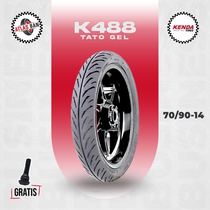Ban Tubles Motor Matic KENDA K488 TATO GEL 70/90 Ring 14