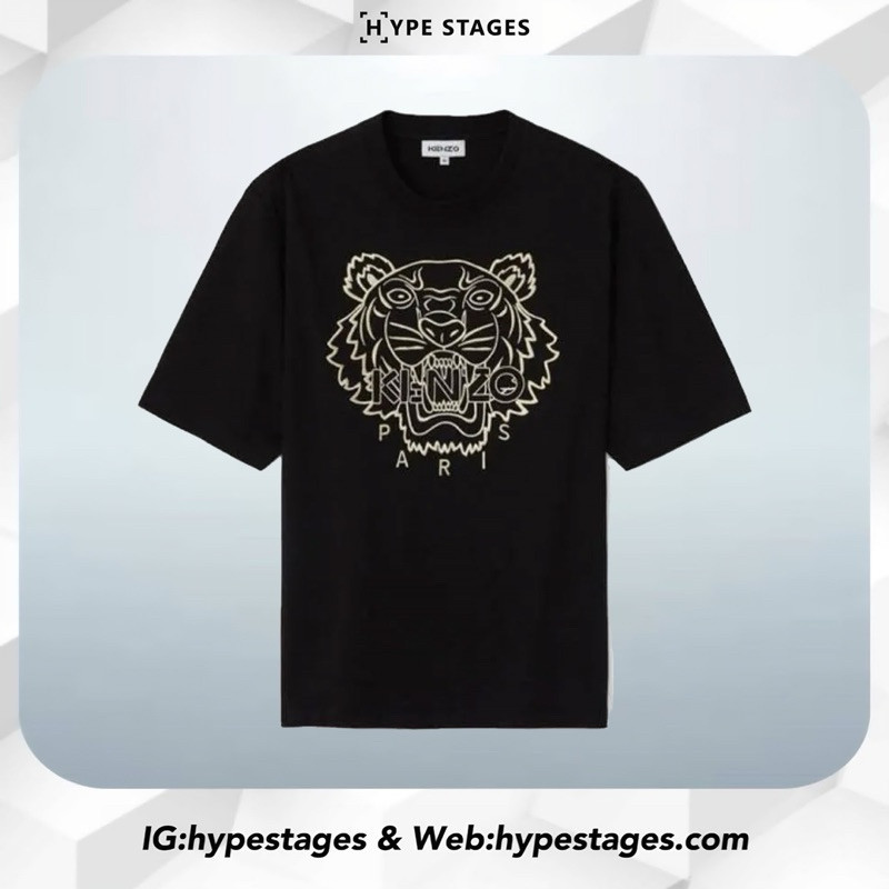 KENZO BIEGE EMBROIDERY TIGER HEAD TEE