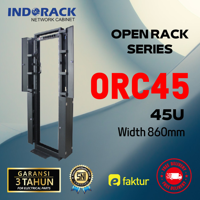 Indorack Open Rack Cyber 45U Rack Server 19" OR45 Rak Server 19inch