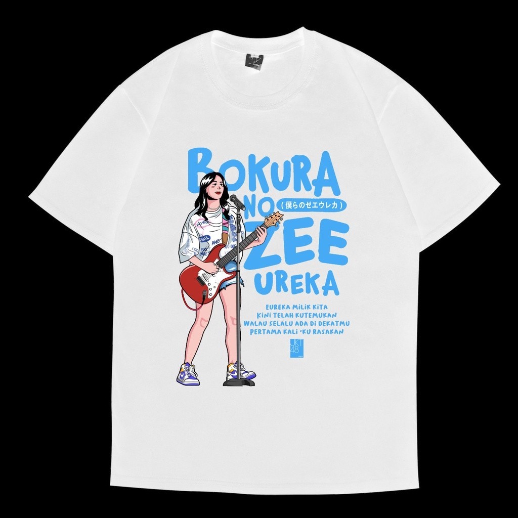 KAOS JKT48 ZEEureka Eureka Milik Kita Bokura No Eureka/ ZEE JKT 48 - BOOTLEG CONCEPT TEES VINTAGE /T