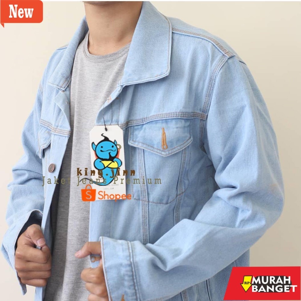 Jaket pria terbaru yg viral- Jaket Jeans Pria / Jaket Premium Pria / Jaket Distro Pria / Jaket Denim