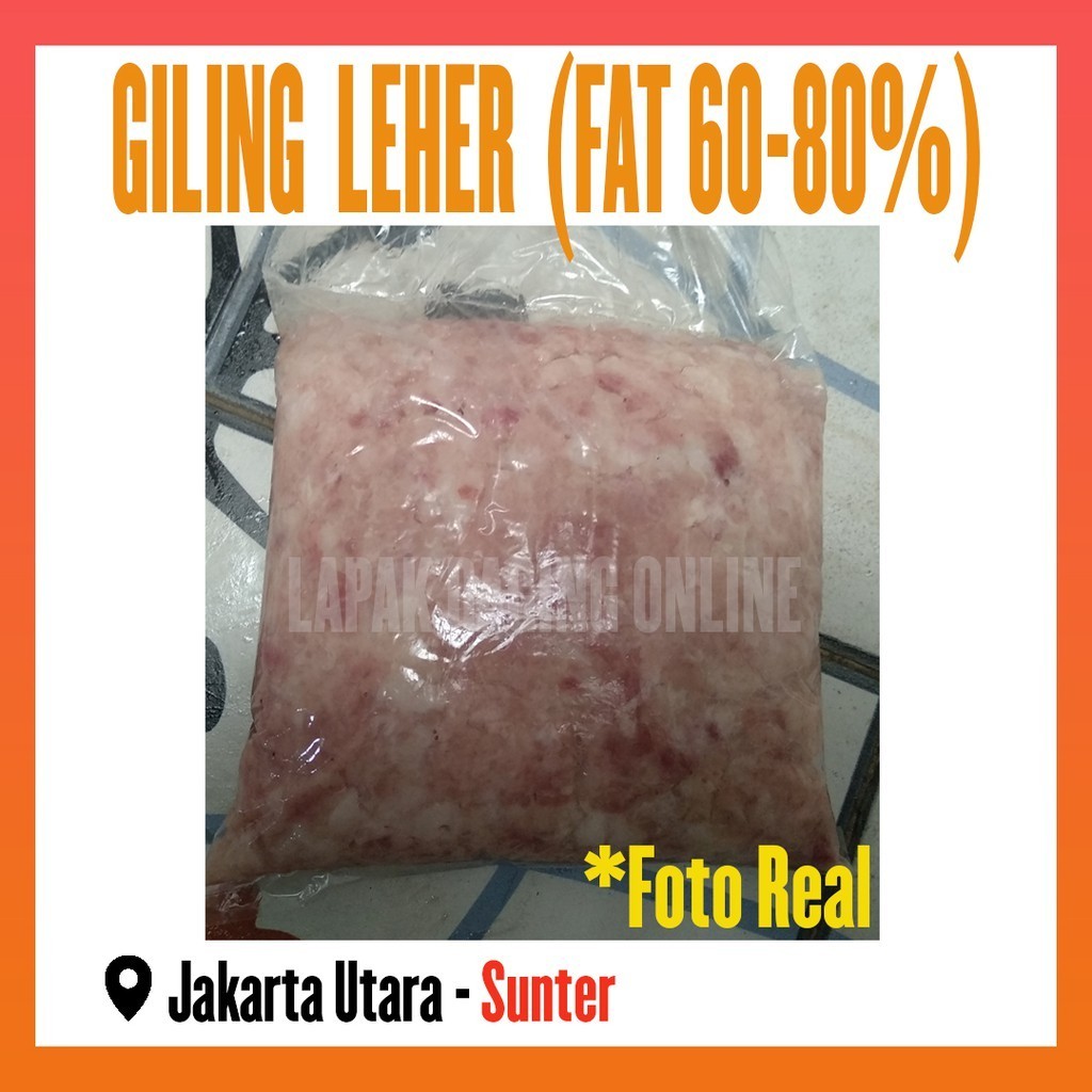 

Daging Babi Giling (Bagian Leher) / Pork Minced per 1kg