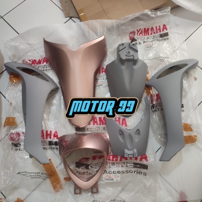 PAKET COVER DEPAN FINO FI 125 ABU ABU ORIGINAL YGP