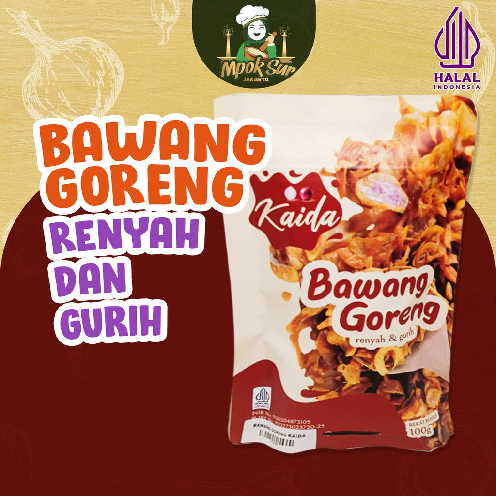 

Mpok Sur - Bawang Goreng Original Tanpa Pengawet Bagor Kriuk Gurih Renyah