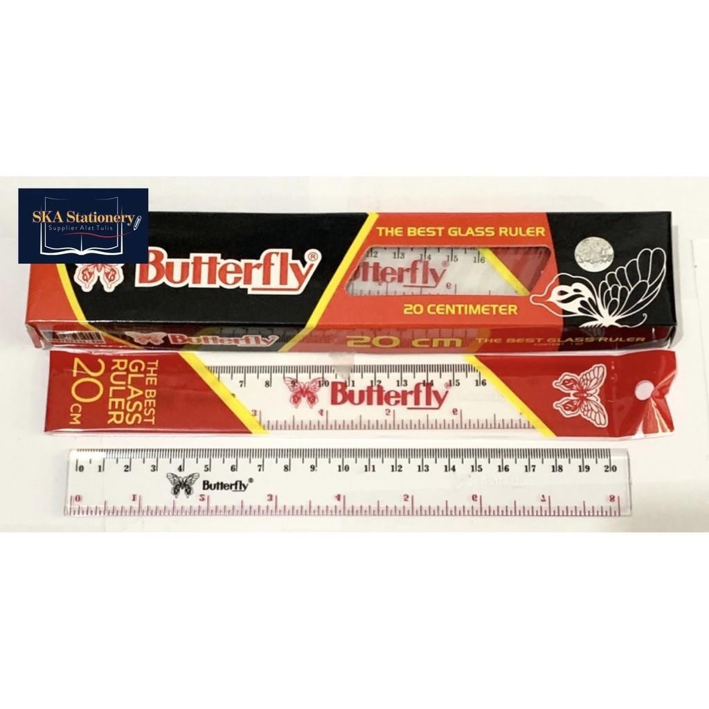 

Penggaris Butterfly 20 cm ORI (Pcs)